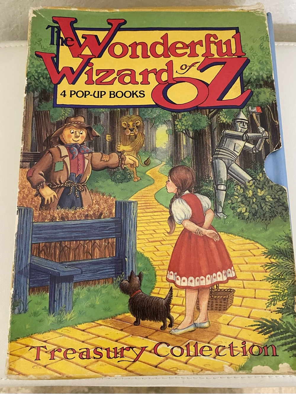 Vintage 1991 The Wonderful Wizard of Oz 4 Pop-Up Books Treasury Collection Set